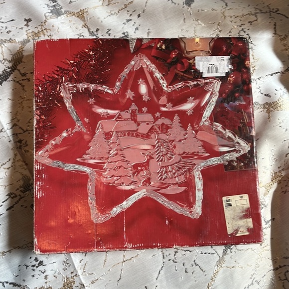 Mikasa Christmas Star Dish Christmas Carol 12 1/2 made in Germany - Picture 5 of 5